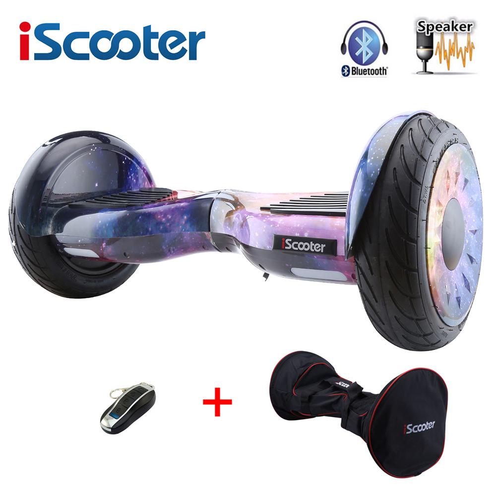 iScooter 10 inch hoverboard with Bluetooth speakers